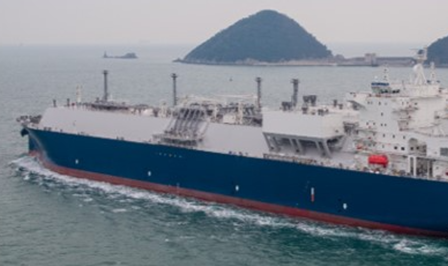 methane escape from LNG tanker