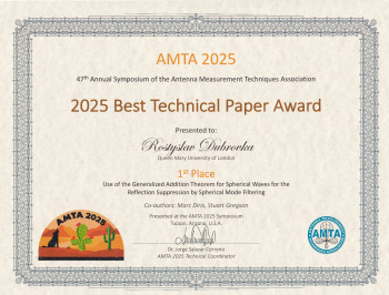 QMUL Researchers Win Top International Award for Breakthrough in Antenna Measurement Technology