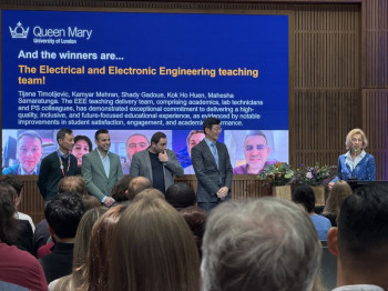 Electrical and Electronic Engineering Teaching Team Wins QMUL Education Excellence Award 2025