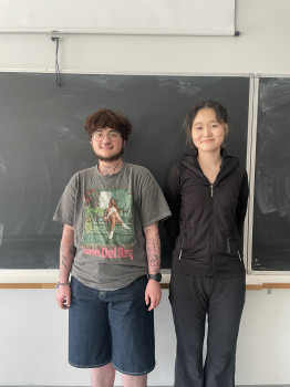 Summer research internships for undergraduate students Oliver Leo Carter and Zishan Xu