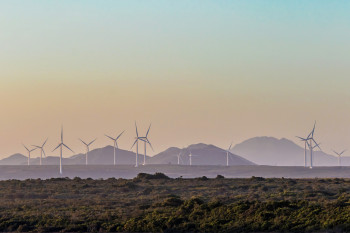 Wind turbines in South Africa